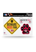 Cincinnati Reds 3-Piece Pet Themed Pet Magnet