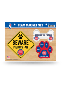 Detroit Pistons 3-Piece Pet Themed Pet Magnet