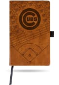 Chicago Cubs Laser Engraved Small Notepad