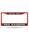 Texas Tech Red Raiders Colored Chrome License Frame