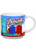 Detroit Skyline White 14 oz Metro Mug
