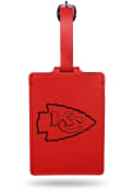 Kansas City Chiefs Red Luggage Tag - Red