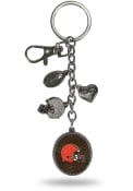 Cleveland Browns Charm Keychain