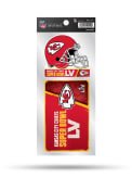 Kansas City Chiefs Super Bowl LV Bound Double Up Auto Decal - Red
