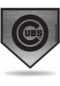Chicago Cubs Antique Nickel Car Emblem - Silver