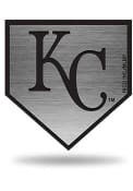 Kansas City Royals Antique Nickel Car Emblem - Silver