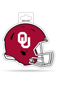 Oklahoma Sooners Helmet Auto Decal - Red