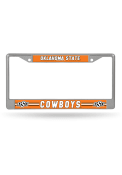 Oklahoma State Cowboys Chrome License Frame