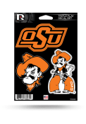 Oklahoma State Cowboys Triple Play Auto Decal - Orange