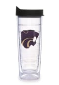 K-State Wildcats 16oz Lid Clear Tumbler