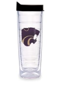 K-State Wildcats 24oz Lid Clear Tumbler