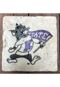Purple K-State Wildcats 4x4 Coaster