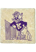 Purple K-State Wildcats 1960 Logo 4x4 Coaster