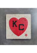 Kansas City Monarchs KC Heart 4x4 Coaster