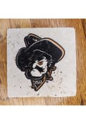 Oklahoma State Cowboys Pistol Pete Phantom 4x4 Stone Coaster