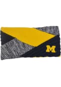 Michigan Wolverines Womens Criss Cross Headband - Navy Blue