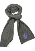 K-State Wildcats Womens Cable Knit Scarf - Purple