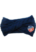 FC Cincinnati Womens Cable Knit Headband - Navy Blue
