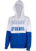 Kansas Jayhawks Womens Feel Good Hooded Sweatshirt - White