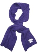 K-State Wildcats Womens Cable Scarf Scarf - Purple