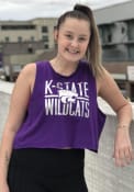 K-State Wildcats Womens Elevated Tank Top - Purple