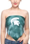 Michigan State Spartans Womens Tie Back Tank Top - Green