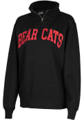 Black Womens Cincinnati Bearcats Sport 1/4 Zip Pullover