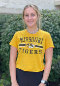 Missouri Tigers Womens Divine T-Shirt - Gold
