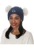 Penn State Nittany Lions Womens Two Pom Knit - Blue