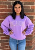 Oklahoma Sooners Womens Sport Crew Sweatshirt - Lavender