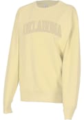 Oklahoma Sooners Womens Sport Crew Sweatshirt - Yellow
