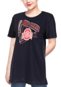 Ohio State Buckeyes Womens Oversized T-Shirt - Black