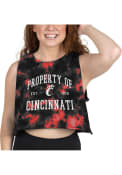 Cincinnati Bearcats Womens Tie Dye Muscle Tank Top - Red