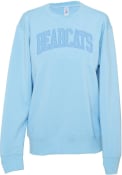 Light Blue Womens Cincinnati Bearcats Sport Crew Sweatshirt