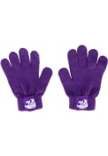 Purple K-State Wildcats Logo Youth Gloves