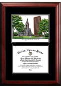 Massachusetts Minutemen Diplomate and Campus Lithograph Picture Frame