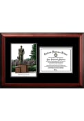 Michigan State Spartans Diplomate and Campus Lithograph Picture Frame