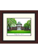 Delaware Fightin' Blue Hens Legacy Campus Lithograph Wall Art
