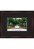 Miami Hurricanes Black Matted Campus Lithograph Wall Art
