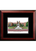 Florida State Seminoles Black Matted Campus Lithograph Wall Art