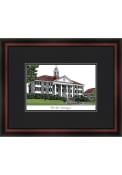 James Madison Dukes Black Matted Campus Lithograph Wall Art
