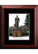 Michigan State Spartans Black Matted Campus Lithograph Wall Art