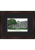 Tulane Green Wave Black Matted Campus Lithograph Wall Art