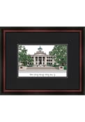 Western Kentucky Hilltoppers Black Matted Campus Lithograph Wall Art