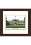 Wisconsin Badgers Legacy Campus Lithograph Wall Art