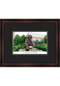 UNCC 49ers Black Matted Campus Lithograph Wall Art