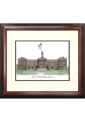 Western Illinois Leathernecks Campus Lithograph Wall Art