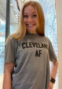 Emily Roggenburk Cleveland Heather Gray Cleveland AF Short Sleeve T-Shirt
