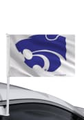 K-State Wildcats 12x14 Double Sided Silk Screen Car Flag - Purple