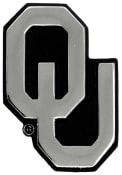 Oklahoma Sooners Chrome Car Emblem - Silver